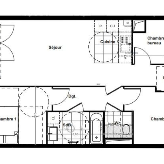  Annonces VILLEPINTE : Appartement | MONTREUIL (93100) | 65 m2 | 345 000 &euro; 
