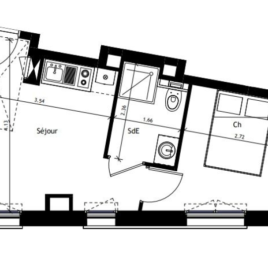 Annonces VILLEPINTE : Appartement | PARIS (75020) | 27 m2 | 330 000 &euro; 