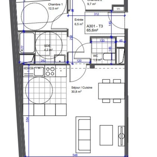 Annonces VILLEPINTE : Appartement | PANTIN (93500) | 65.00m2 | 509 000 € 