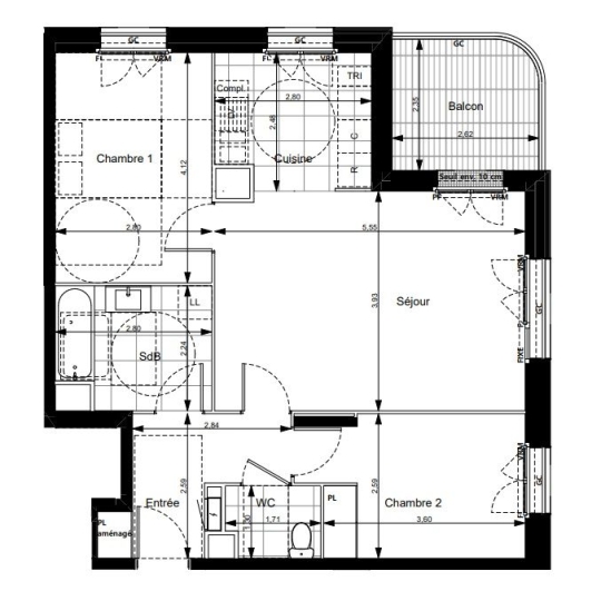  Annonces VILLEPINTE : Appartement | NOISY-LE-GRAND (93160) | 63 m2 | 350 000 &euro; 
