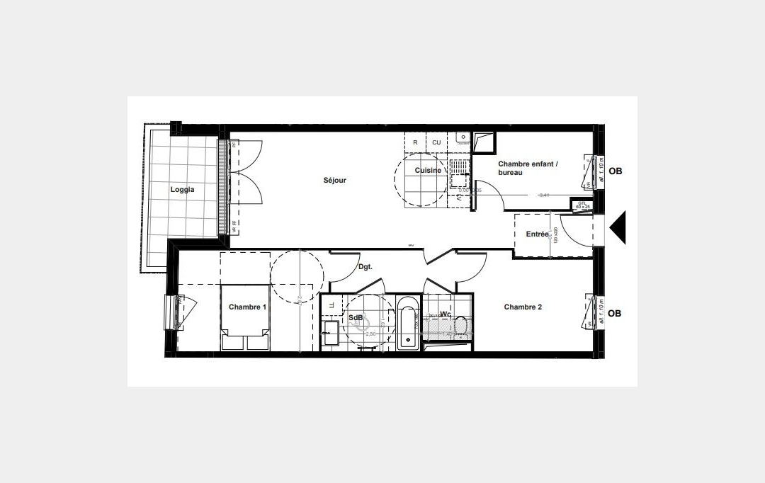 Annonces VILLEPINTE : Appartement | MONTREUIL (93100) | 65 m2 | 345 000 &euro; 