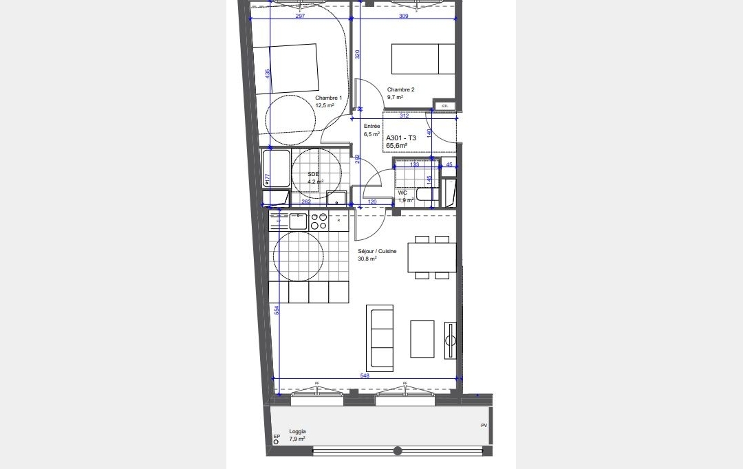 Annonces VILLEPINTE : Appartement | PANTIN (93500) | 65 m2 | 509 000 &euro; 