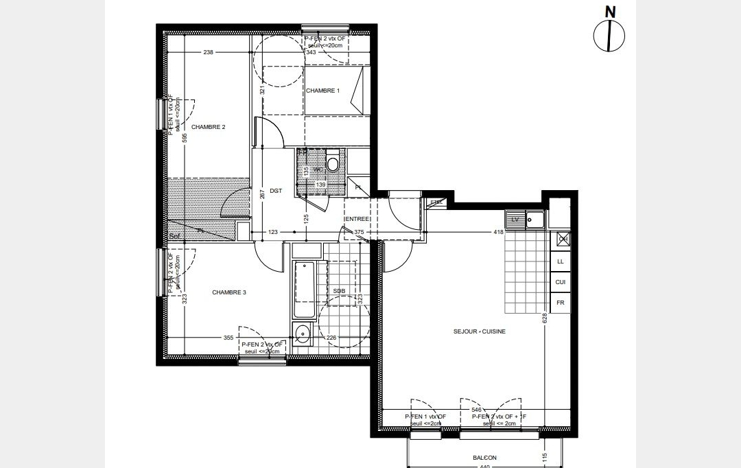 Annonces VILLEPINTE : Appartement | ROSNY-SOUS-BOIS (93110) | 86 m2 | 369 000 &euro; 