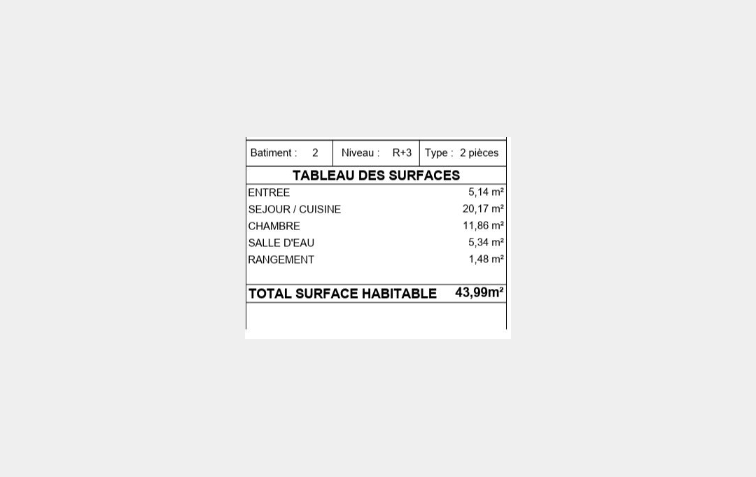 Annonces VILLEPINTE : Appartement | DRANCY (93700) | 44 m2 | 222 000 &euro; 