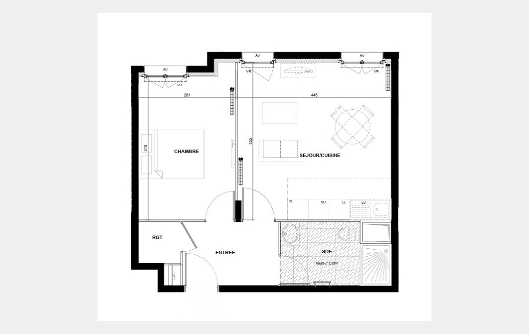 Annonces VILLEPINTE : Appartement | DRANCY (93700) | 44 m2 | 222 000 &euro; 