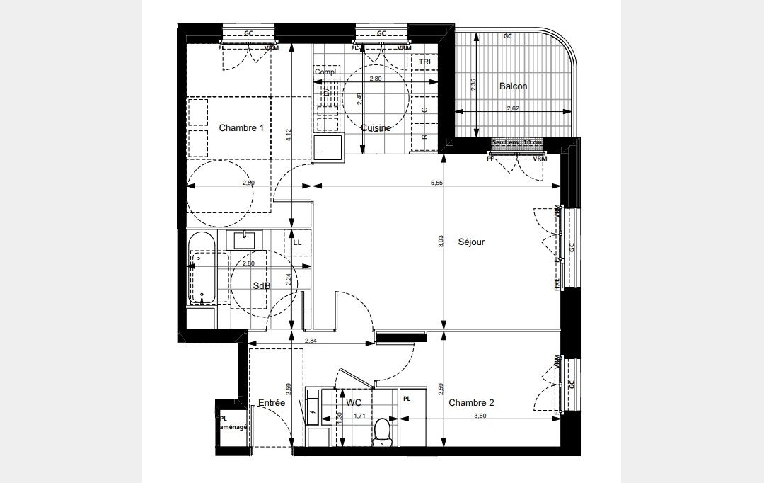 Annonces VILLEPINTE : Appartement | NOISY-LE-GRAND (93160) | 63 m2 | 350 000 &euro; 